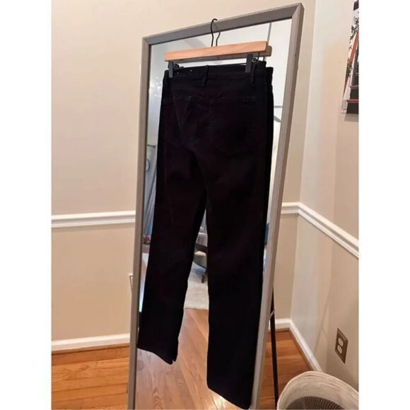 LOFT Black Corduroy Straight Leg Size 2 /26 - Picture 2 of 6